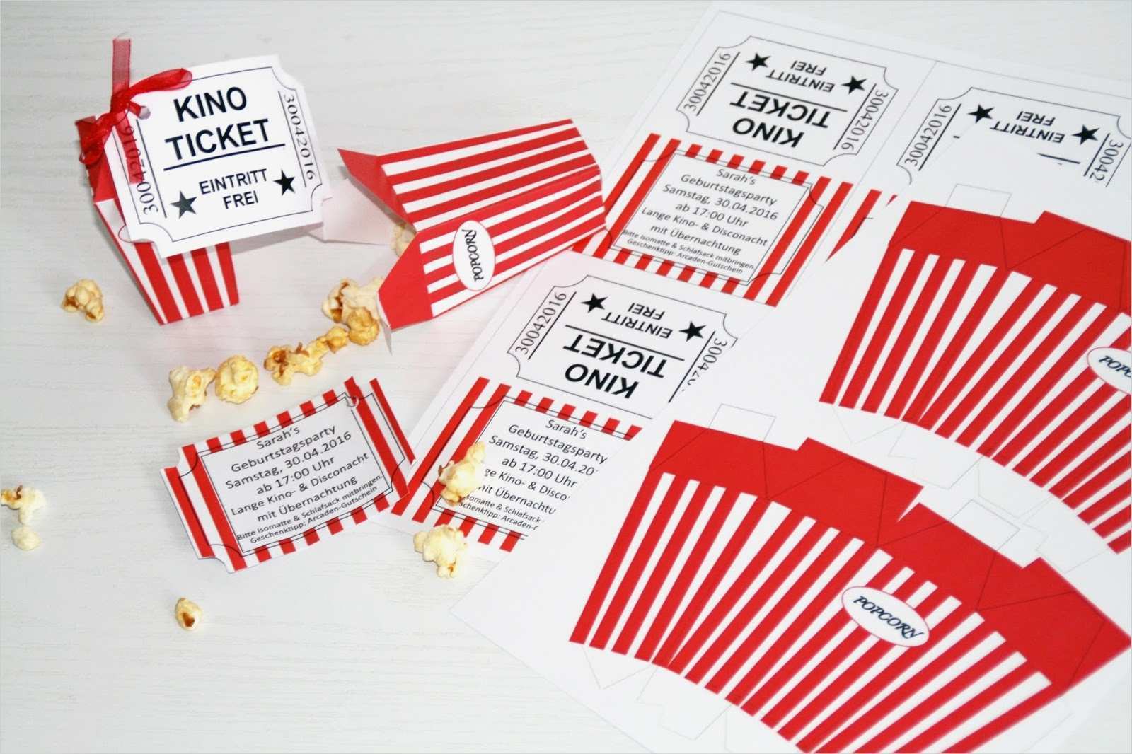 Kinokarte Vorlage Zum Ausdrucken Hübsch Sehnsuchtssachen Einladung Zum Kindergeburtstag