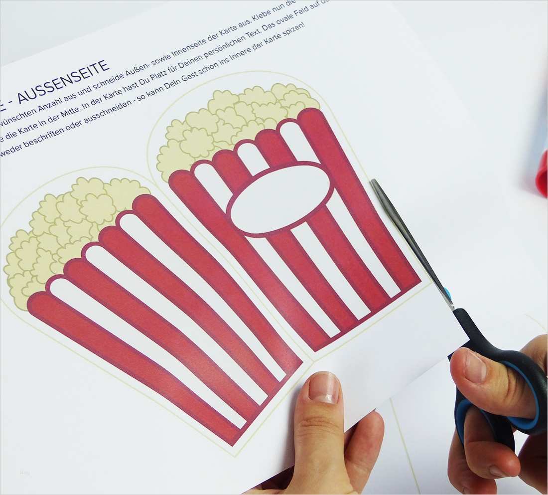 Kinokarte Vorlage Zum Ausdrucken Luxus Niedlich Popcorn Vorlage Bilder Entry Level Resume