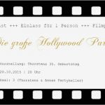 Kinokarte Vorlage Zum Ausdrucken Schönste Motto Hollywood Tipps Für Eine Unvergessliche