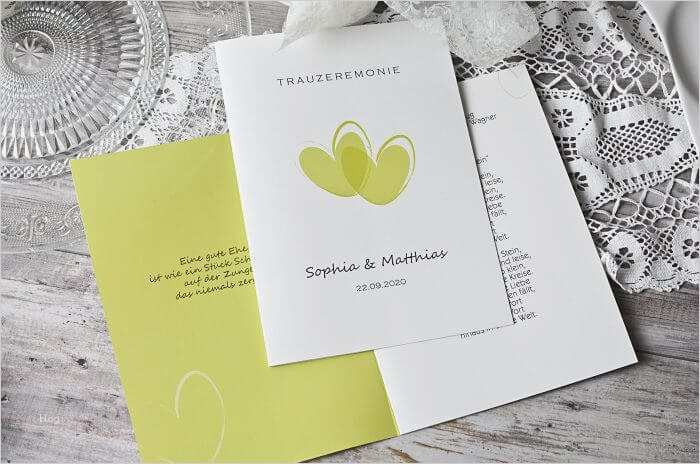 Kirchenheft Hochzeit Vorlage Schön Kirchenheft Für Hochzeit Anleitung Hochzeitsportal24