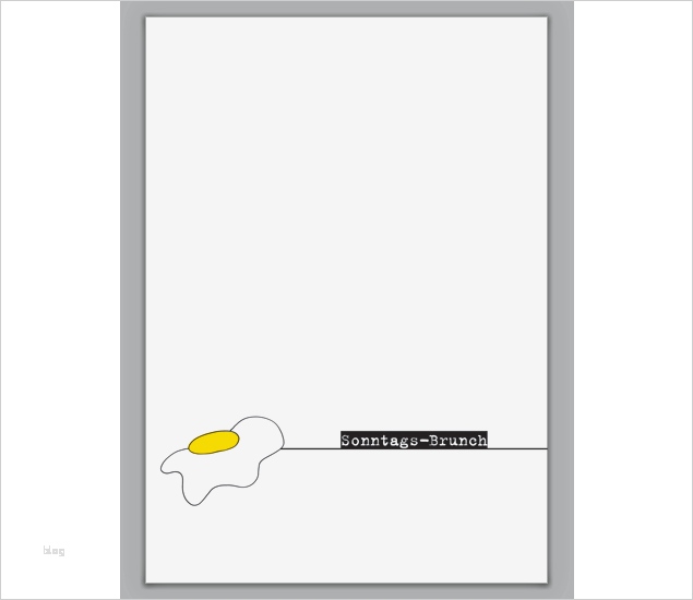 Klappkarte Vorlage Wunderbar Klappkarte Einladung Zum sonntags Brunch Grusskarten