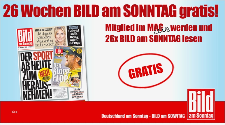 Klarmobil Kündigen Vorlage Cool 26 Wochen Bild Am sonntag Abo Effektiv Kostenlos