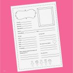 Klassendienste Vorlagen Ausdrucken Fabelhaft Freundebuch Vorlage Frau Locke