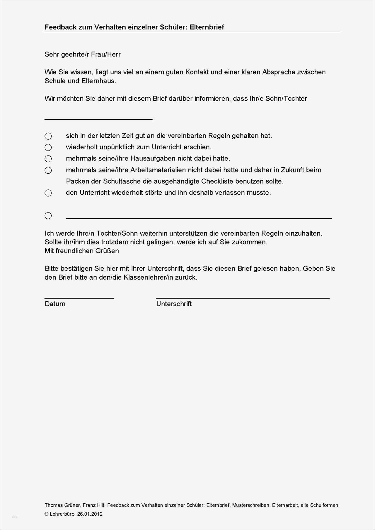 Klassenfahrt Elternbrief Vorlage Erstaunlich Elternarbeit · Arbeitshilfen · Grundschule · Lehrerbüro