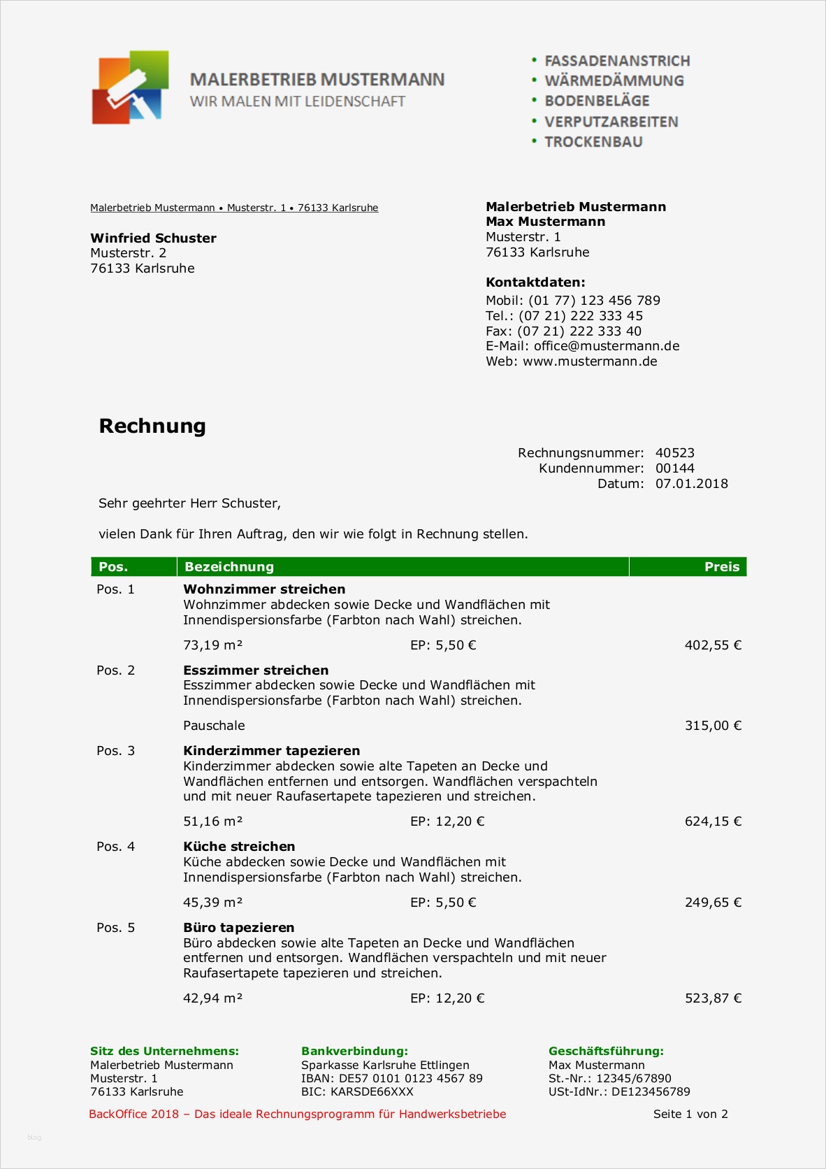 Kleinunternehmer Rechnung Vorlage Erstaunlich Muster Einer Keinunternehmer Rechnung
