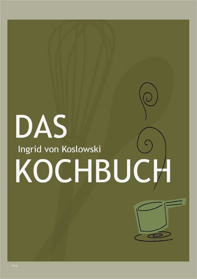 Kochbuch Vorlage Bewundernswert Kochbuch