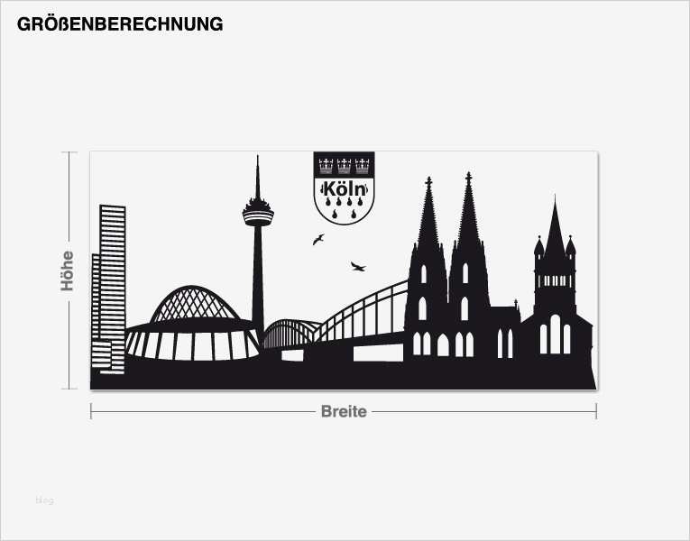 Köln Skyline Vorlage Elegant Wandtattoo Köln Skyline Wandtattoos Weltweit Deutschland