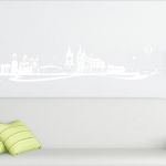 Köln Skyline Vorlage Schön Wandtattoo Skyline Köln Wandaufkleber