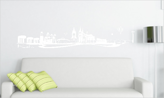 Köln Skyline Vorlage Schön Wandtattoo Skyline Köln Wandaufkleber
