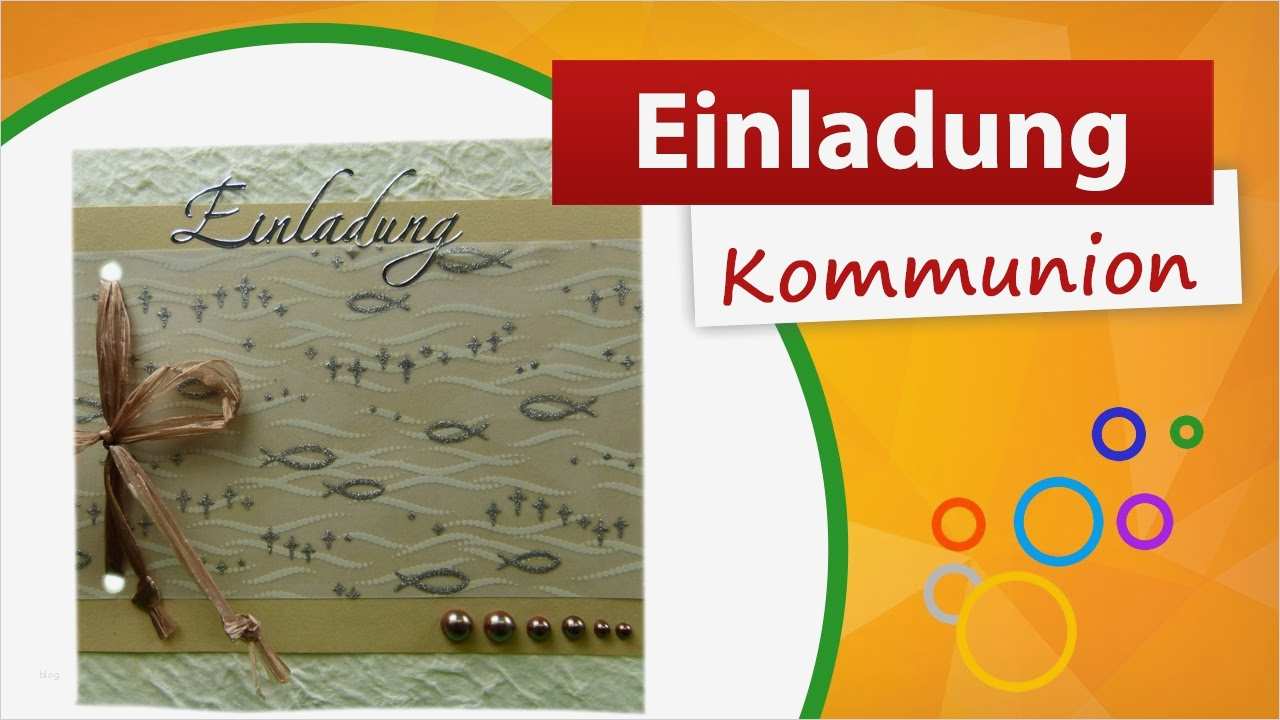 Kommunion Einladung Vorlage Gut Kommunion Einladungen Basteln