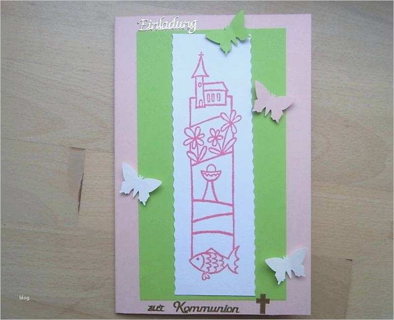 Kommunionkarten Selber Basteln Vorlagen Inspiration Einladung Kommunion Basteln Erstkommunion Karten Selber