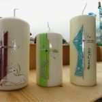 Kommunionkerze Selbst Gestalten Vorlage Angenehm Osterkerzen Svčky Pinterest