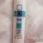 Kommunionkerze Selbst Gestalten Vorlage Inspiration Kommunionkerzen Kommunionkerze Ein Designerstück Von