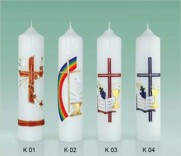 Kommunionkerze Selbst Gestalten Vorlage Schön Cerion Kommunion Kerzen