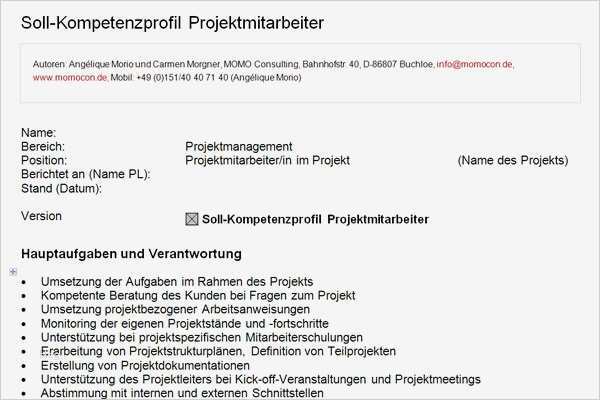Kompetenzprofil Vorlage Erstaunlich Team Und Mitarbeiter Führen