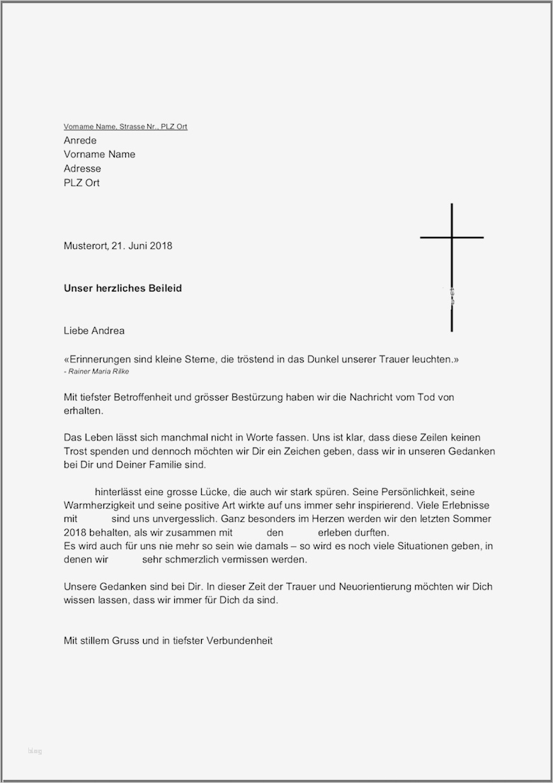 Kondolenzschreiben Vorlage Genial Kondolieren Beileidsbekundungen Mustertexte Beispiele