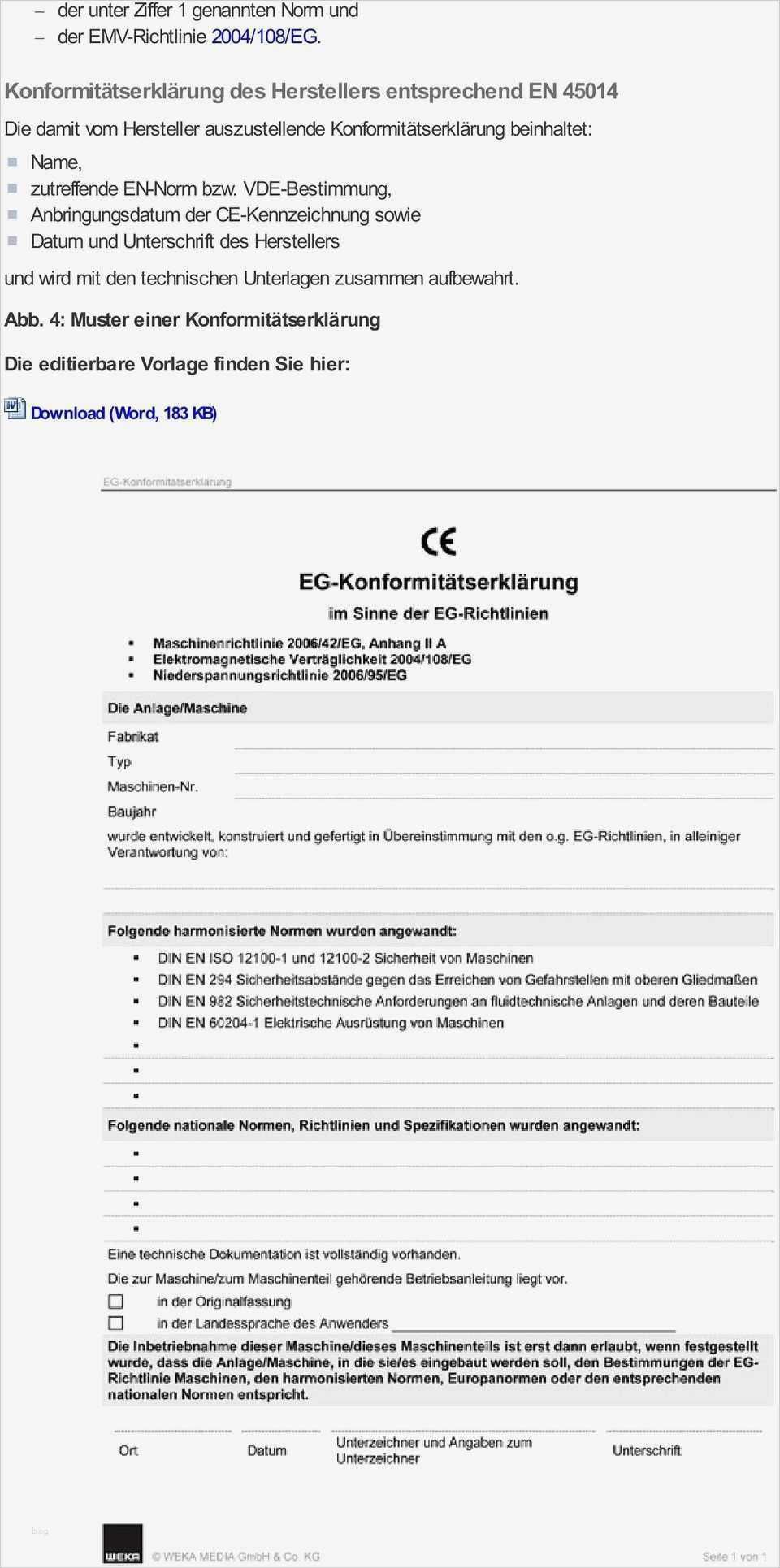 Konformitätserklärung Vorlage Pdf Genial Fein Konformitätserklärung Vorlage Ideen Beispiel