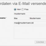 Kontaktformular Vorlage Inspiration formular Für Den Versand Der Login Daten