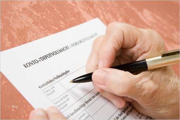 Kontovollmacht Vorlage Bewundernswert formular Allgemeine Vollmacht Kontovollmacht Vorlage