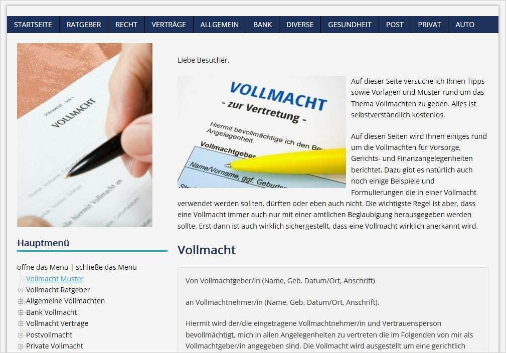 Kontovollmacht Vorlage Hübsch Großzügig Beispiel Allgemeine Vollmachtsformular Fotos