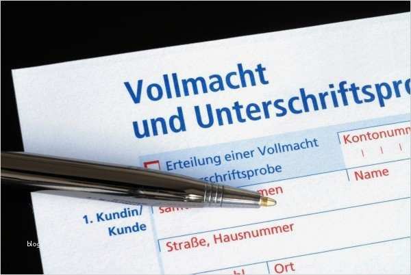 Kontovollmacht Vorlage Schön Bank Vollmacht Vollmacht Muster