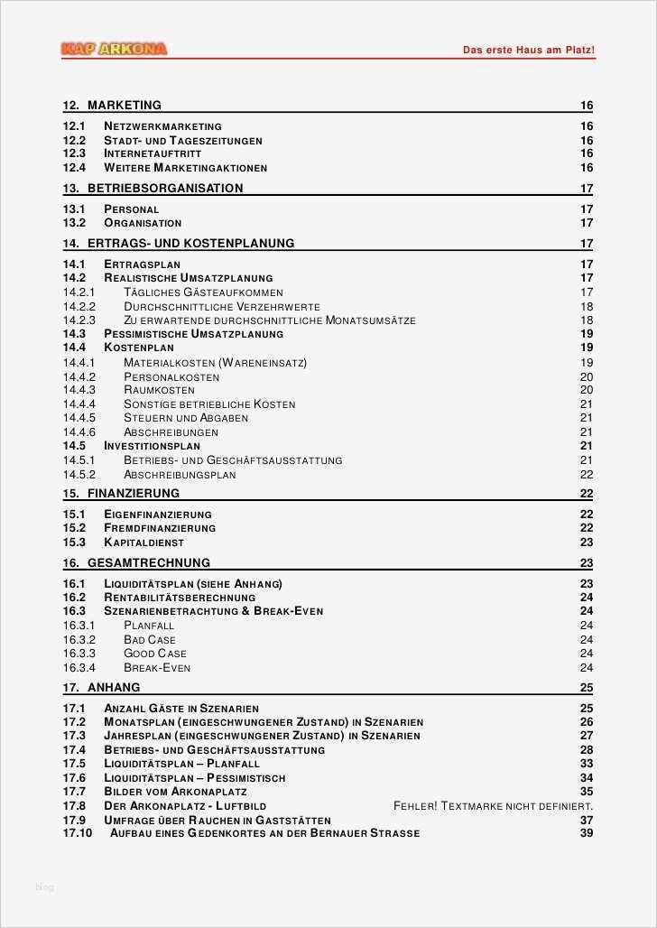 Business plan gastronomie image