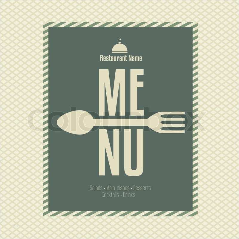 Konzept Restaurant Vorlage Erstaunlich Restaurant Menu Card Design Vorlage