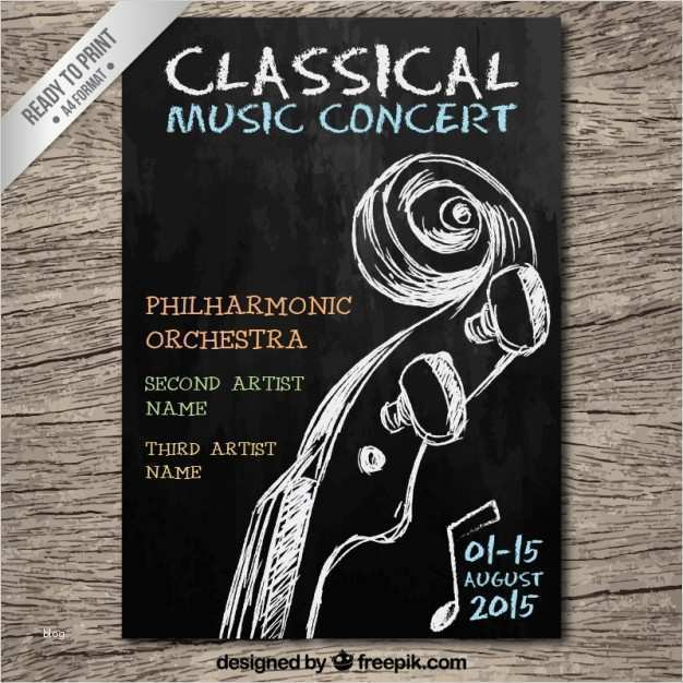 Konzert Plakat Vorlagen Best Of Klassische Musik Konzert Plakat