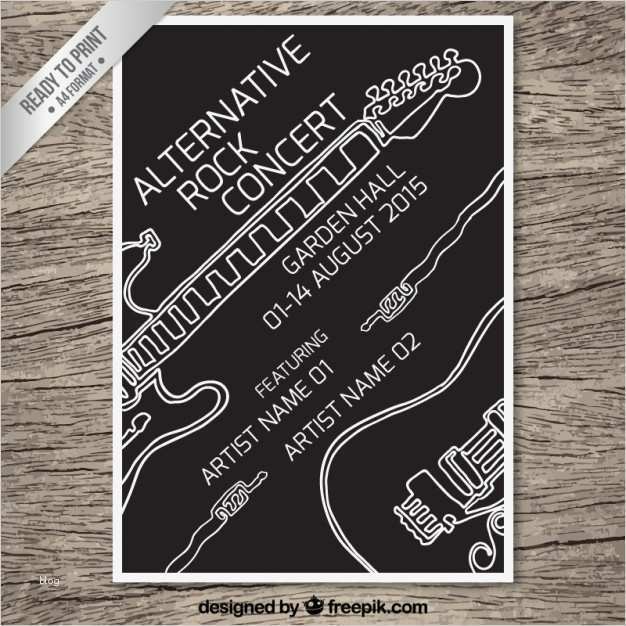 Konzert Plakat Vorlagen Luxus Rock Konzert Plakat