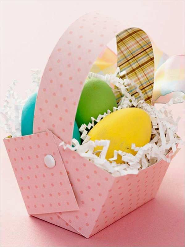 Körbchen Basteln Vorlage Erstaunlich Osterkorb Basteln Und Festlich Arrangieren 20 Osterdeko
