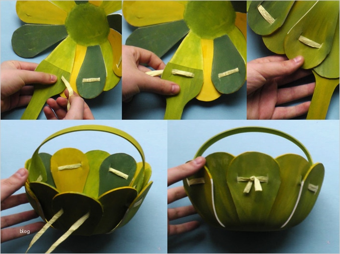 Körbchen Basteln Vorlage Inspiration Ostern Basteln Geschenk Körbchen Ohne Kleber Und Aus Filz