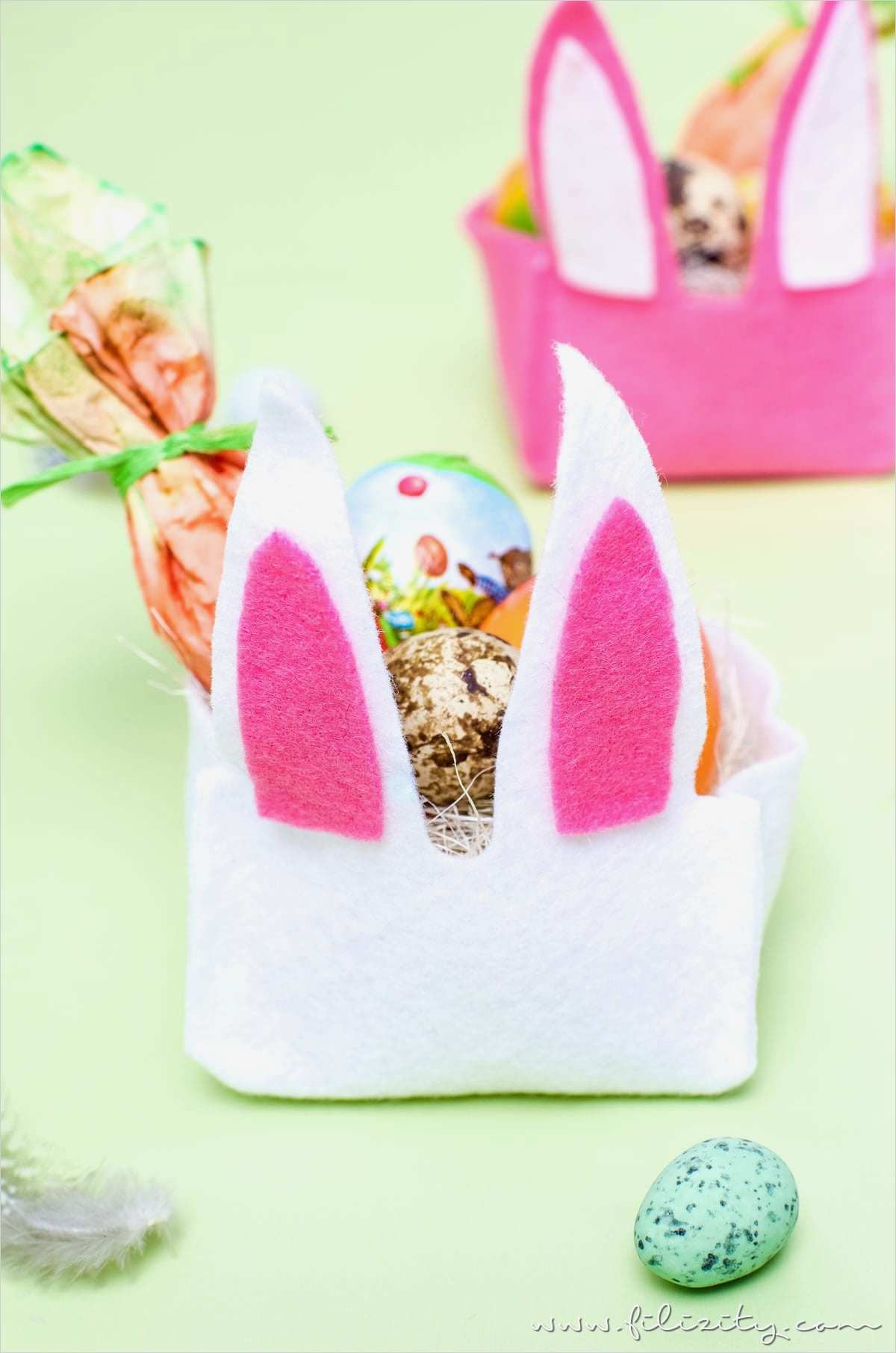 Körbchen Basteln Vorlage Wunderbar Filz Osterkorb Basteln Ohne Nähen Filizity