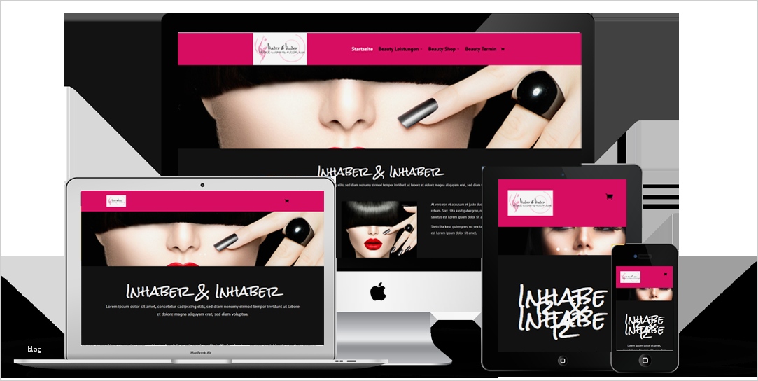 Kosmetik Homepage Vorlagen Hübsch Eine Fertige Homepage Für Ihren Friseursalon
