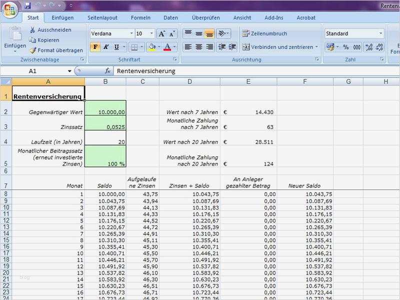 Kostenkalkulation Vorlage Bewundernswert Rentenversicherungsberechnung