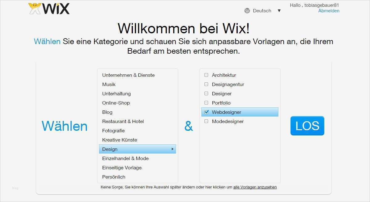 Kostenlose Websites erstellen mit dem Wix Homepage Baukasten