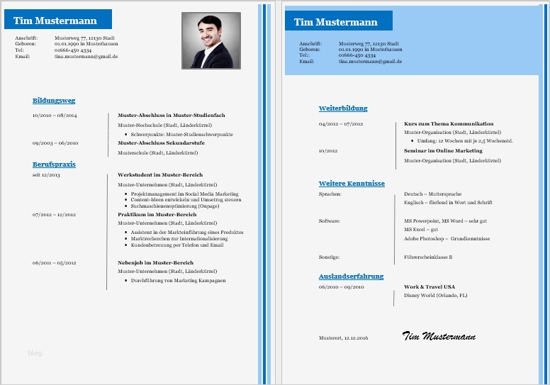 Kostenlose Lebenslauf Vorlage Download Luxus Kostenlose Lebenslauf Vorlagen Fice Lernen