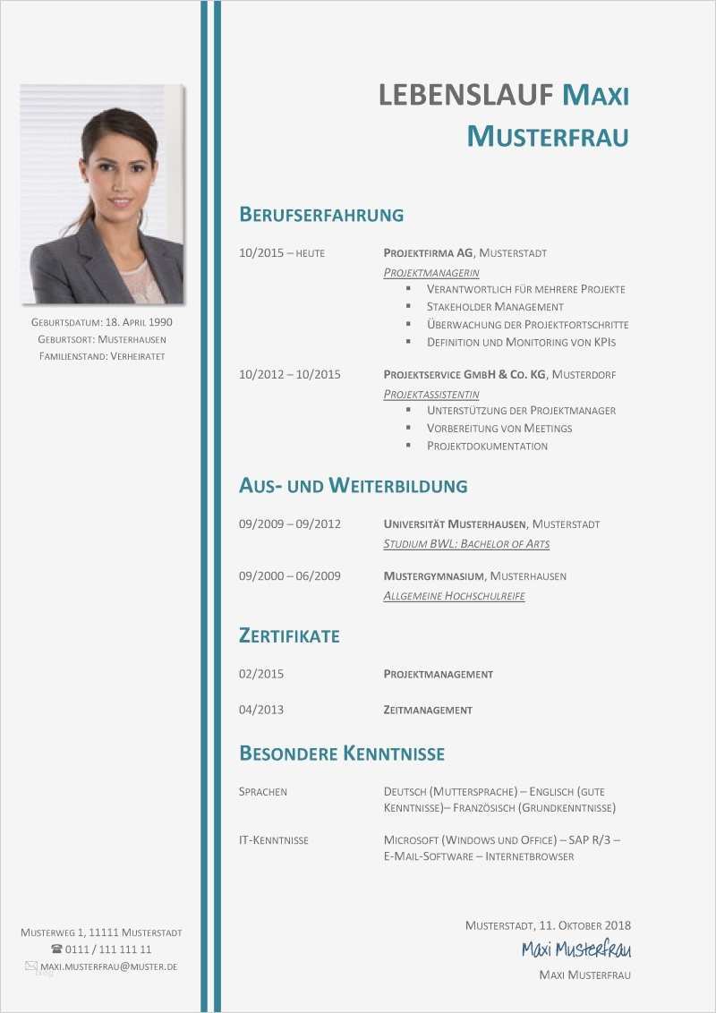 Kostenlose Lebenslauf Vorlage Download Süß Tabellarischer Lebenslauf Vorlage Kostenlose Muster Zum