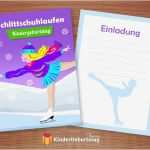 Kostenlose Vorlagen Einladung Cool Kindergeburtstag Einladung Eislaufen Gute Qualität