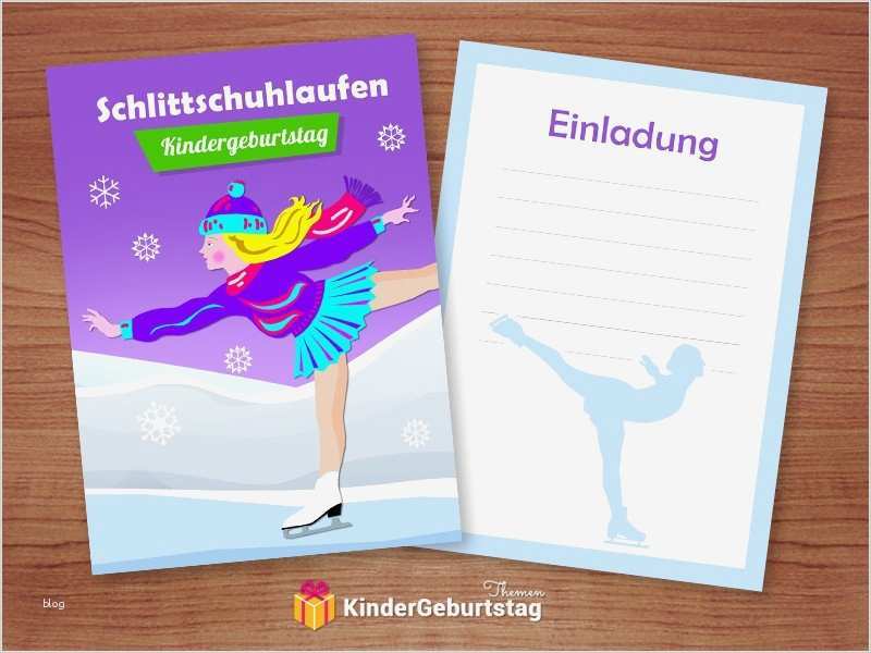 Kostenlose Vorlagen Einladung Cool Kindergeburtstag Einladung Eislaufen Gute Qualität