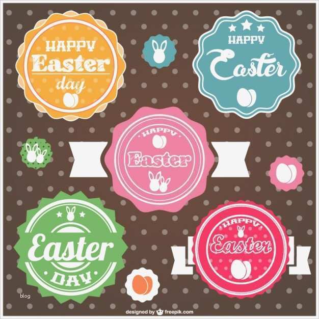 Kostenlose Vorlagen Etiketten Luxus Ostern Etiketten Design