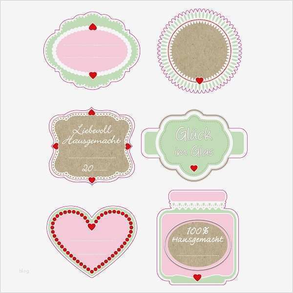 Kostenlose Vorlagen Etiketten Schönste Bakeria Gläser Etiketten Hausgemacht 24 Stück Gläser