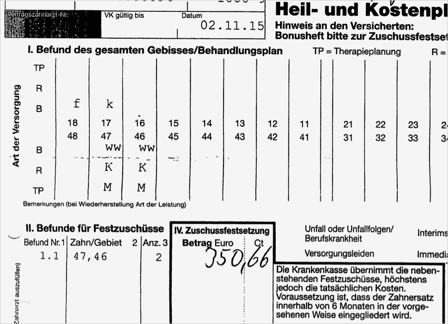 Kostenplan Vorlage Süß Zahnzusatzversicherung Rechnung Einreichen – so Geht’s