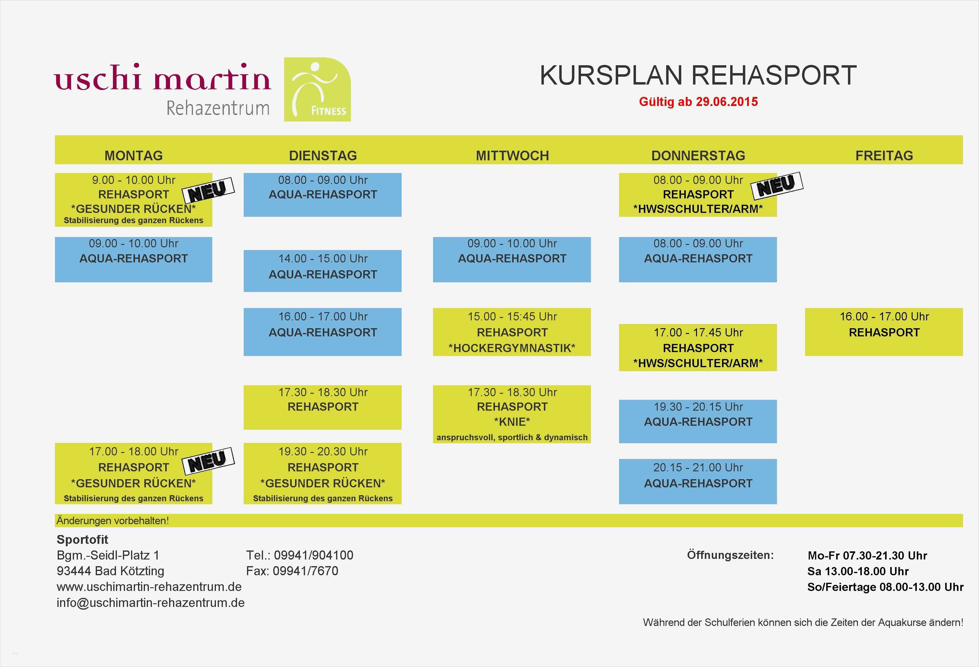 Kostenübernahme Krankenkasse Vorlage Angenehm Rehasport Uschi Martin Rehazentrum Bad Kötzting
