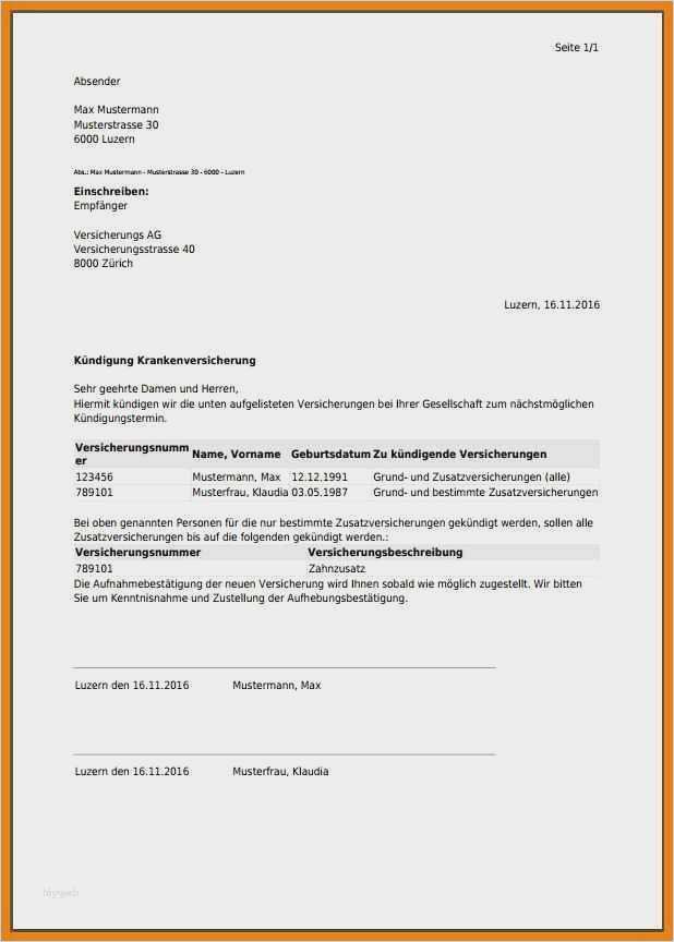 Kostenübernahme Krankenkasse Vorlage Erstaunlich Vorlage Krankenkasse Kündigung Luxus 8 Kündigung Schreiben