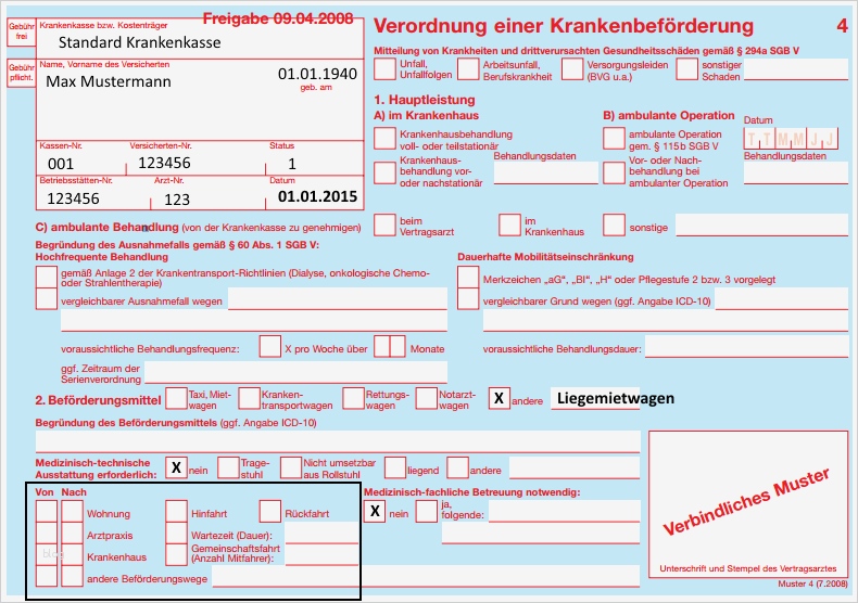 Kostenübernahme Vorlage Krankenkasse Fabelhaft Krankenbefoerderung Metraserv Ug Haftungsbeschränkt
