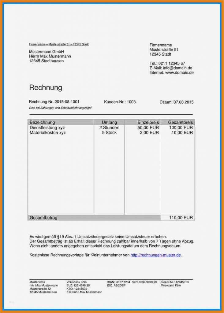 Kostenübernahmeerklärung Muster Vorlage Englisch Gut 6 Proforma Rechnung Englisch