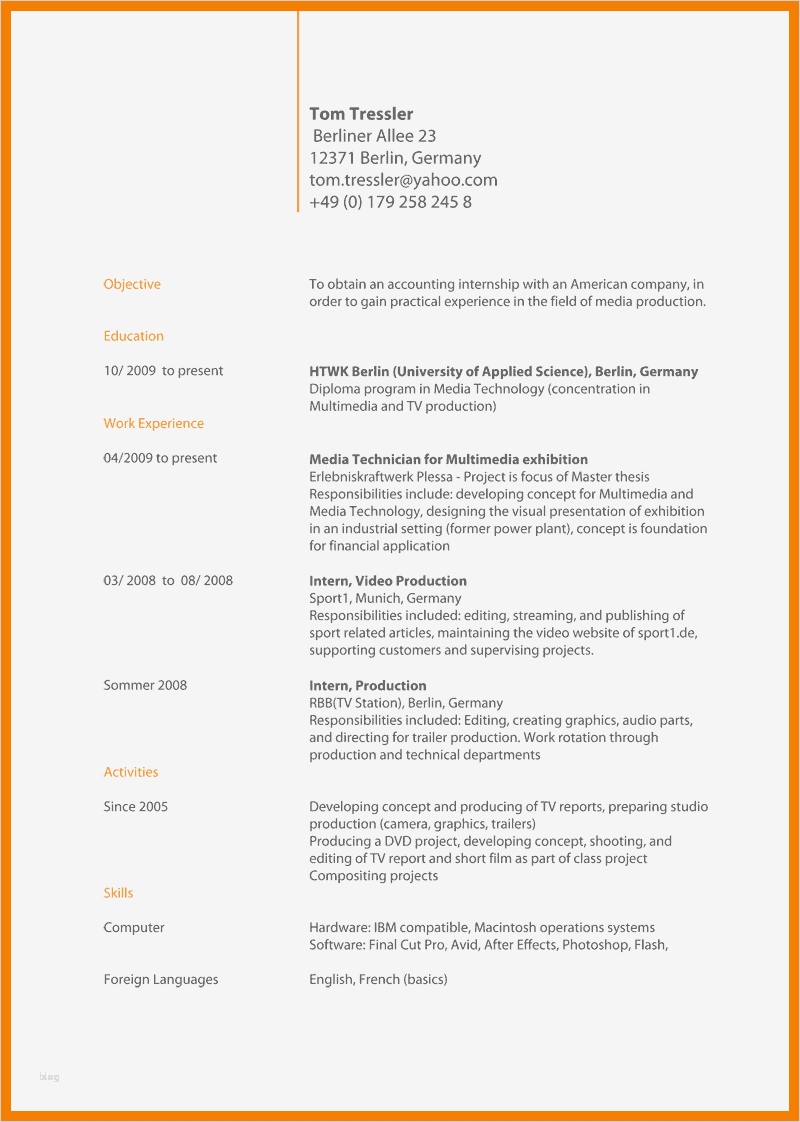 Kostenübernahmeerklärung Muster Vorlage Englisch Neu 15 Cv Vorlage Englisch