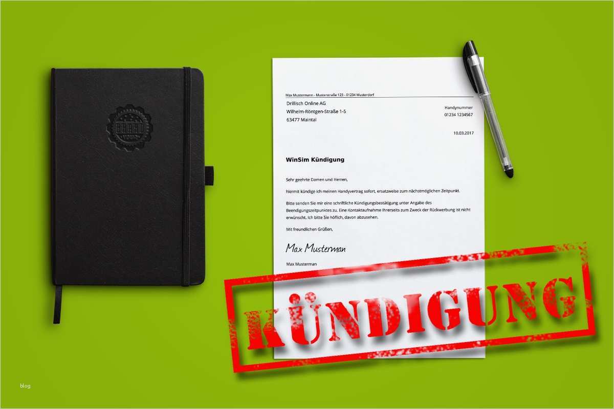 Krankenkasse Kündigen Vorlage Best Of Winsim Online Kündigen Kostenlose Vorlage Zum Herunterladen