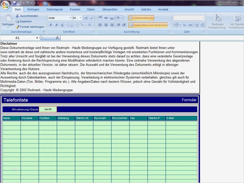 Krankenstand Vorlage Excel Angenehm Fein Telefonliste Vorlage Fotos Bilder Für Das