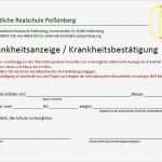 Krankmeldung Email Vorlage Genial Staatliche Realschule Peißenberg Krankmeldung